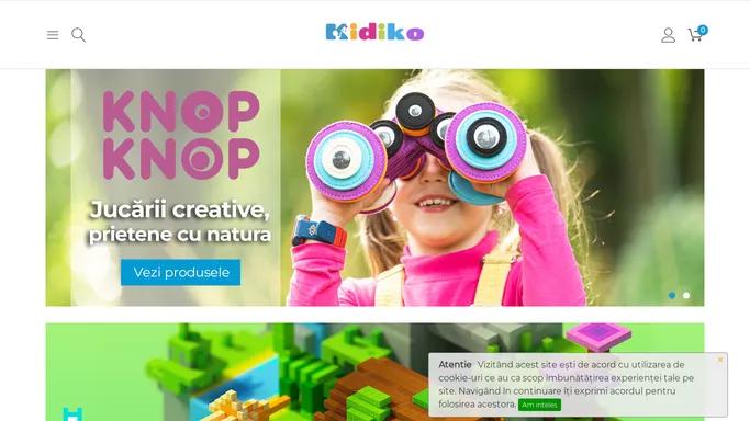 Mii de produse pentru copii pe kidiko.ro