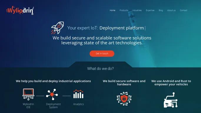 Wyliodrin - IoT Solutions for industry and education