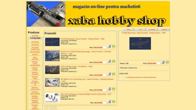 XABA - Magazin on-line pentru machetisti