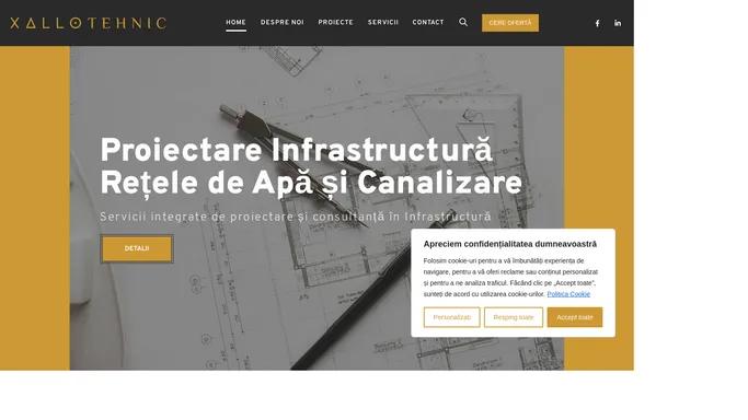 XalloTehnic – Proiectare Infrastructura Retele de Apa si Canalizare