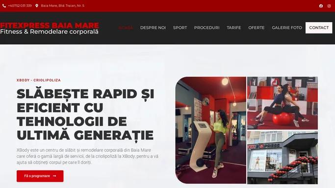 Fitexpress Baia Mare – Centru de fitness si remodelare corporala