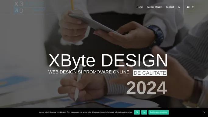 XByte Design - Web Design - Promovare Online - Grafica publicitara