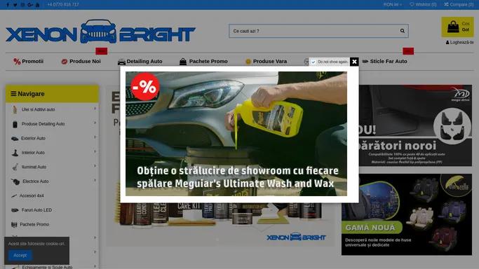 Accesorii si Produse de intretinere auto - Xenon Bright Romania