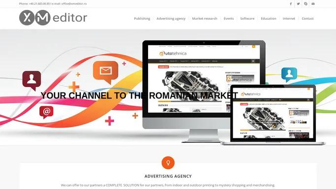 X-Meditor Romania – Your channel to the Romanian Market