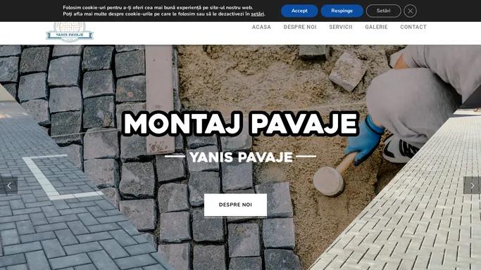 Yanis Pavaje | Montaj pavele | Montaj pavaje si borduri