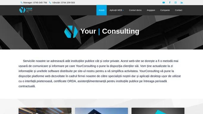 Your Consulting - Servicii si aplicatii web