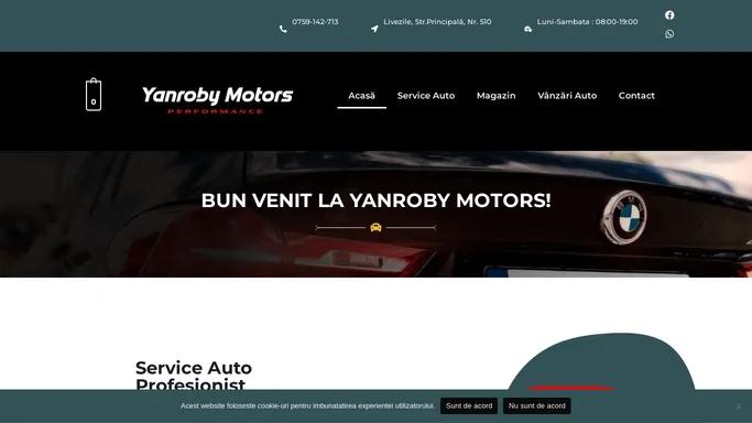 Yanroby Motors – Service Auto Profesionist