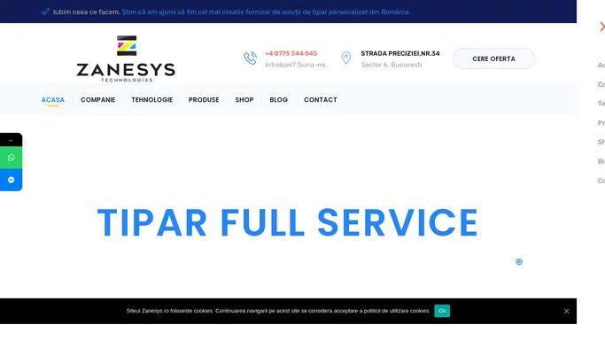 Zanesys - Serviciul De Imprimare Pe Care Ti-l Doresti