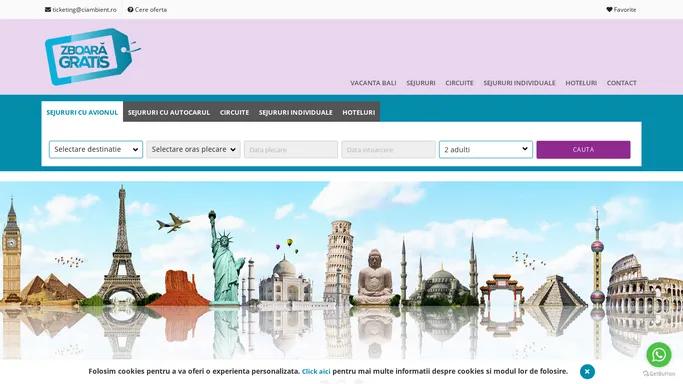 ZboaraGratis Agentie de Turism - Oferte - Vacante - Sejururi 2023