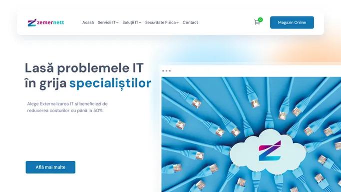 Zemernett - Servicii IT | Solutii IT | B2B | Externalizare IT | Suport IT 24/7