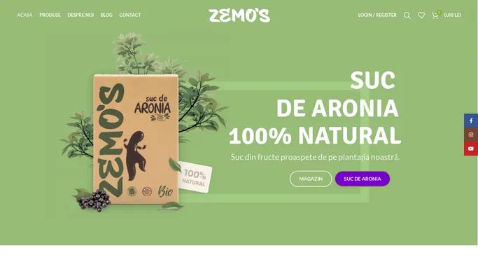 Zemo's - Suc de aronia natural