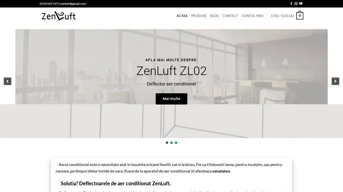 Zenluft – Deflectoare aer conditionat ZenLuft