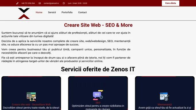 Creare site web - Mentenanta Web - SEO - Fii prezent in online!