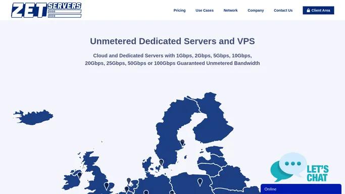 ZetServers - 10Gbps Unmetered Dedicated Servers and VPS