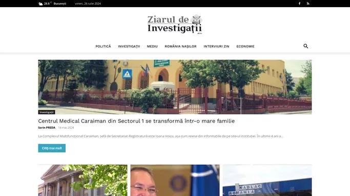 Home - Ziarul de Investigatii