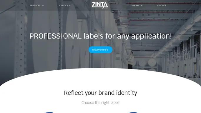 Homepage - Zinta