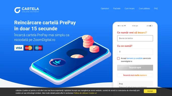 Reincarcare ZoomDigital.ro | Orange, Vodafone, Telekom