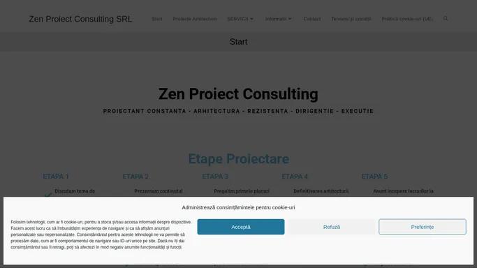 Zen Proiect Consulting SRL – Cauti un proiectant in Constanta ? Birou de proiectare arhitectura, rezistenta, instalatii. Obtinere avize. Obtinere autorizatie de construire.