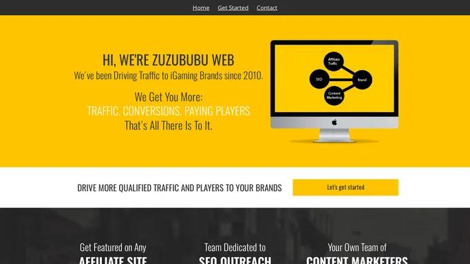 Zuzububu Web - Driving iGaming Traffic to Brands Since 2010