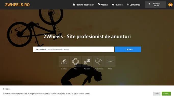 2Wheels | Site profesionist de anunturi dedicat bicicletelor