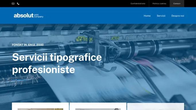 Tipografie Cluj | Tipar digital | Tipar offset | Formulare tipizate – Tipografie Absolut Print SRL