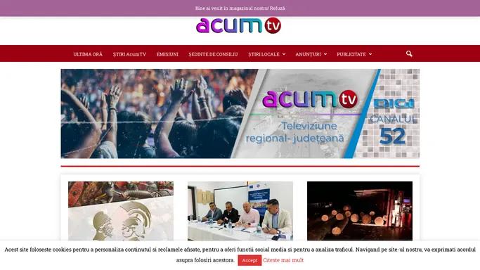 Acasa | Acum TV - Ultimele stiri din judetul Bacau Romania