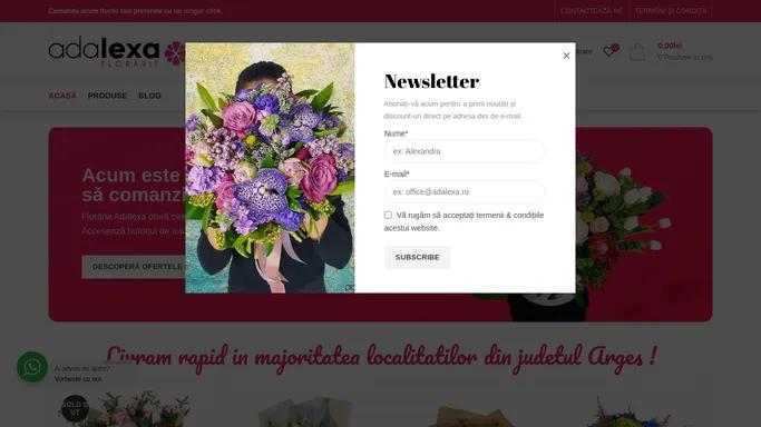 Florarie Online Curtea de Arges | Livrare GRATUITA in 2h