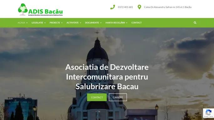 ADIS Bacau – Asociatia de Dezvoltare Intercomunitara pentru Salubrizare Bacau