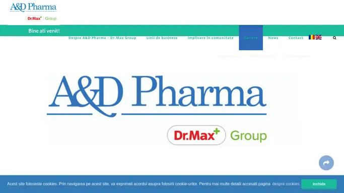Despre A&D Pharma – Dr.Max Group