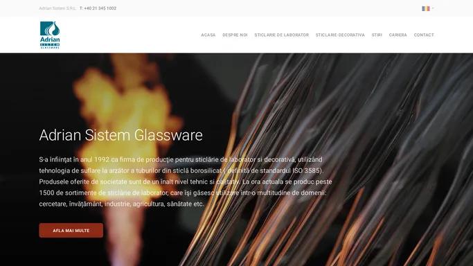 Acasa | Adrian Sistem Glassware