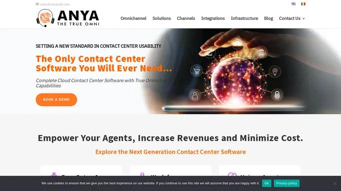 ANYA - Cloud Contact Center Software with Omnichannel Capabilities