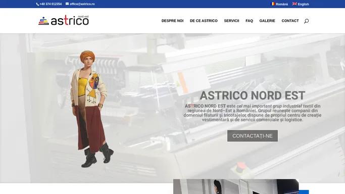 astrico.ro | Asociatia ASTRICO NORD EST este un grup de producatori de fire si tricotaje situat in regiunea de dezvoltare Nord–Est a Romaniei.