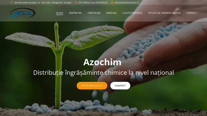 Azochim – Ingrasaminte chimice