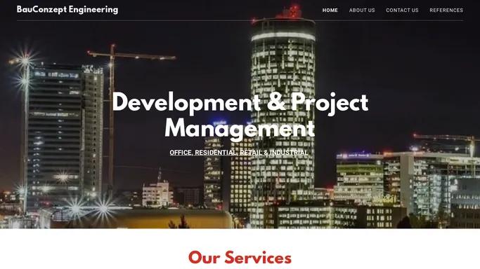 Project Management - BauConzept Engineering | BauConzept Engineering