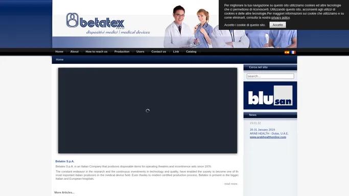 Betatex S.p.A. - Dispositivi medici, articoli monouso per sala operatoria ed ausili per l’incontinenza