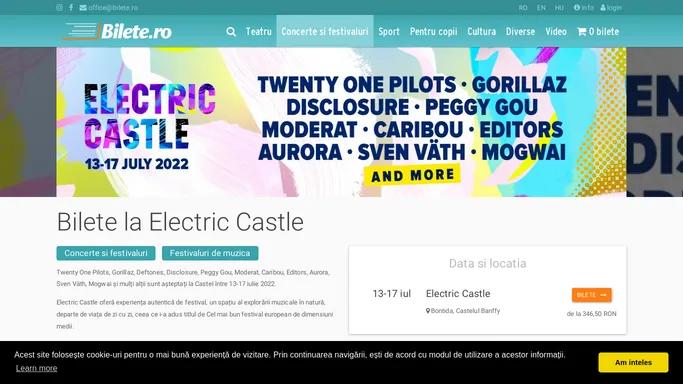Bilete la Electric Castle 2020