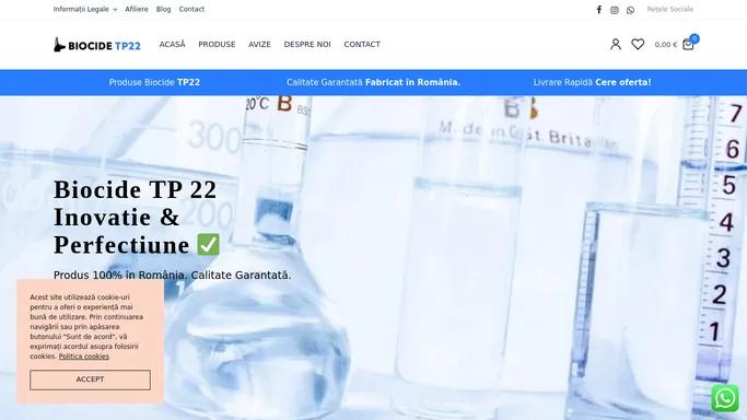 Biocide TP22 Romania – Biocide tip TP22 Produse in Romania