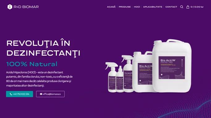 Magazin Dezinfectanti Organici - R&D Biomar