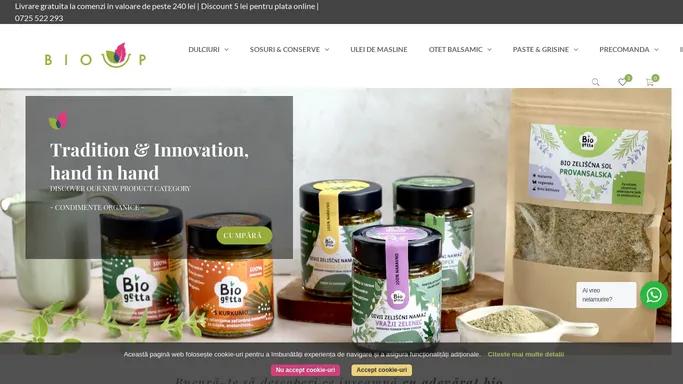 BioUp | Magazin Online Cu Produse Bio De Calitate Premium
