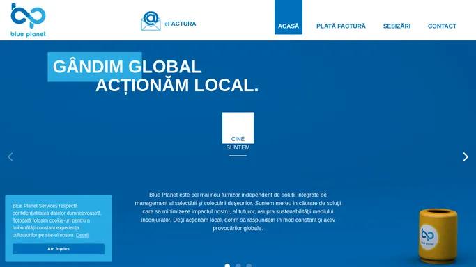 Blue Planet – Gandim global, actional local.