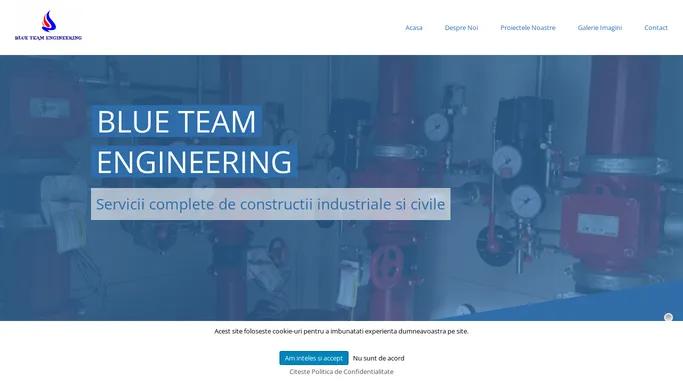 Blue Team Engeneering - Constructii industriale si civile.