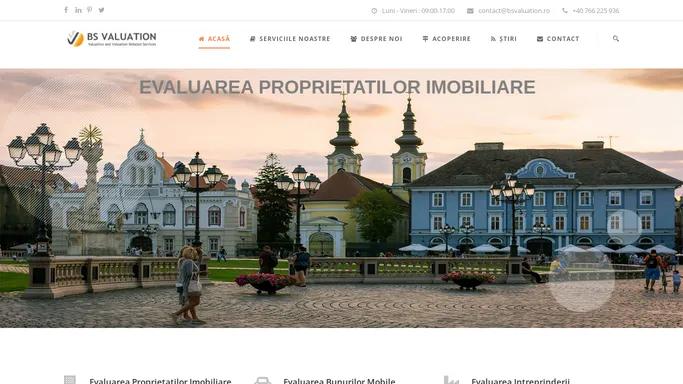 BS Valuation - Servicii de evaluare in Timisoara