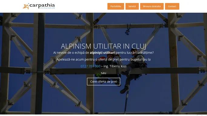 Alpinism utilitar Cluj - Carpathia Alpin | Servicii aplinism utilitar la inaltime
