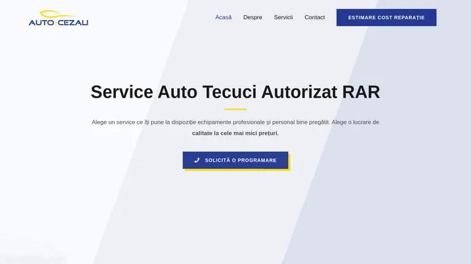Acasa - Auto Cezali - Service Auto Tecuci Autorizat RAR