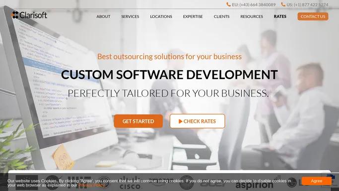 Custom Software Development – Outsourcing in Romania : Clarisoft Technologies