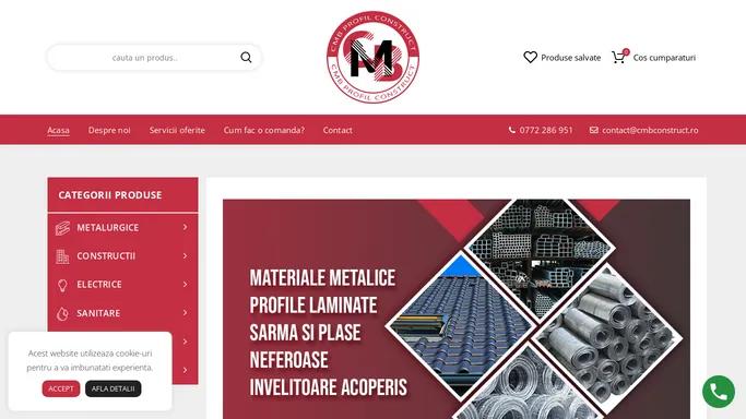 CMB Profil Construct - Depozit online materiale de constructii