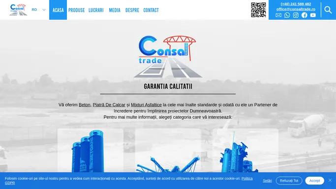 Consal Trade - Garantia Calitatii / Constanta