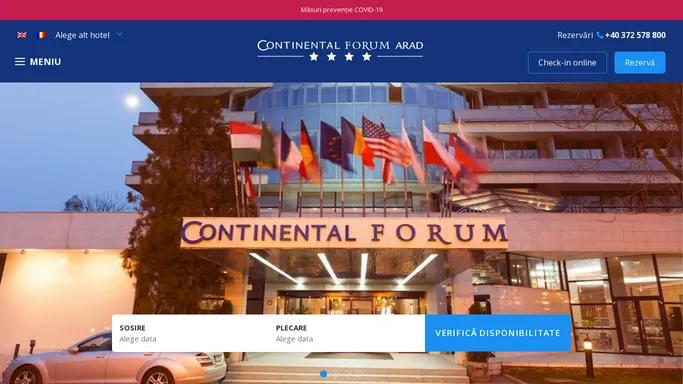 Hotel Arad 4 stele | Hotel in Arad | Continental Forum Arad ****