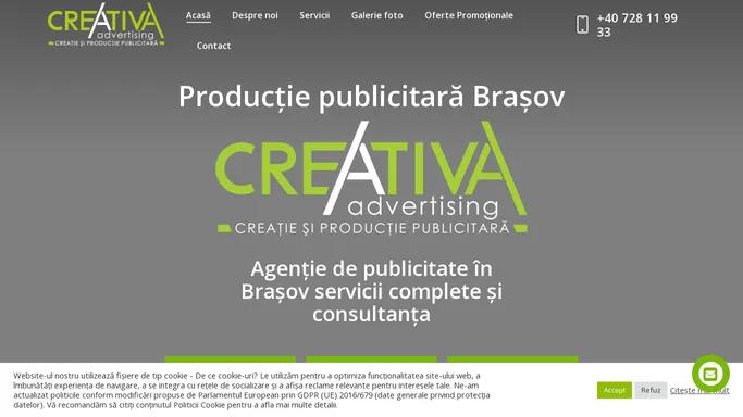 Productie Publicitara Brasov, Agentie de Publicitate Brasov - Creativa