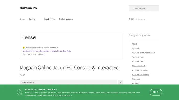 Magazin Online Jocuri PC, Console si Interactive - darena.ro